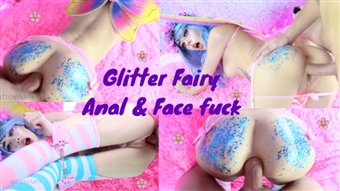Kiittenymph - Glitter Fairy Anal and Face Fuck 